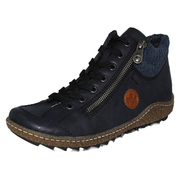Rieker Ladies Rieker Tex Lace Up Warm Lined Ankle Boots L7514