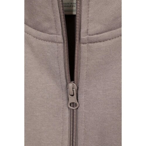 Mountain Warehouse Womens Zip Neck Relaxed Fit Sweatshirt - Brown - Brown - 60% Cotton/40% Polyester