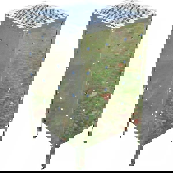 Gr8 Garden Incinerator Fire Bin 90l Burning Garden Galvanized Waste Wood Leaves Metal Trash