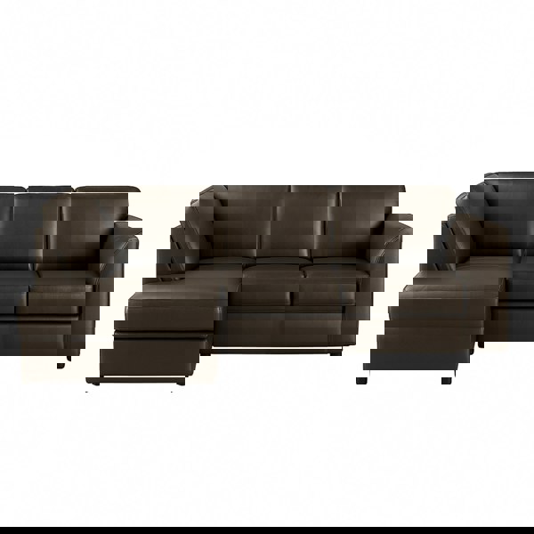 Furnishings For Less Dalmore Leather 4 Seater Corner Sofa