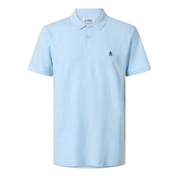 Original Penguin Mens Embroidered Logo Polo Shirt - Water - 