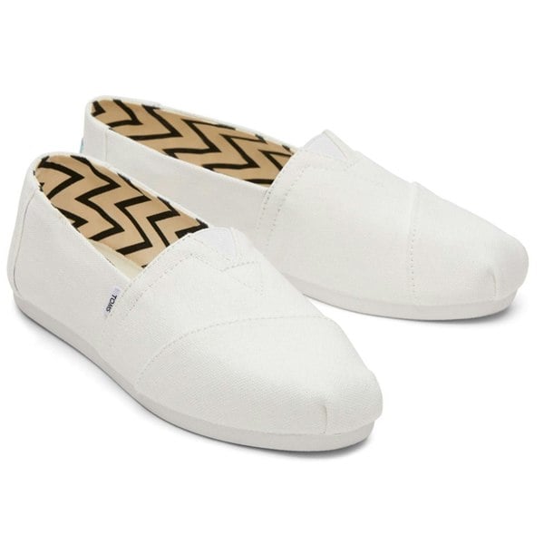 TOMS Alpargata Womens Shoes - White