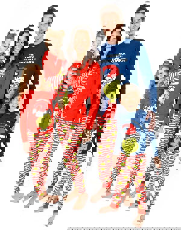 The Grinch Girls Red Character Long Sleeve Long Leg Pyjama Set