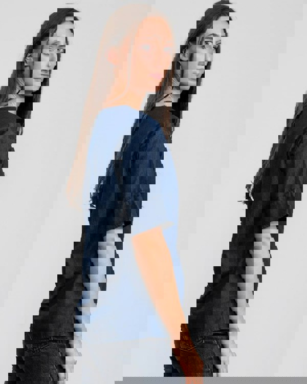 Great Plains Darla Denim Front Tie Womens Top