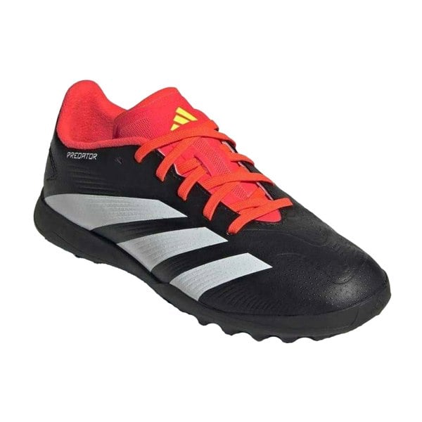 Adidas Childrens/Kids Predator League Artificial Ground Football Boots - Core Black/Cloud White/Solar Red