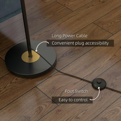 Wyld Haus Kaviro Metal Grey 3 Light Tree Floor Lamp Modern Standing Design 162 cm