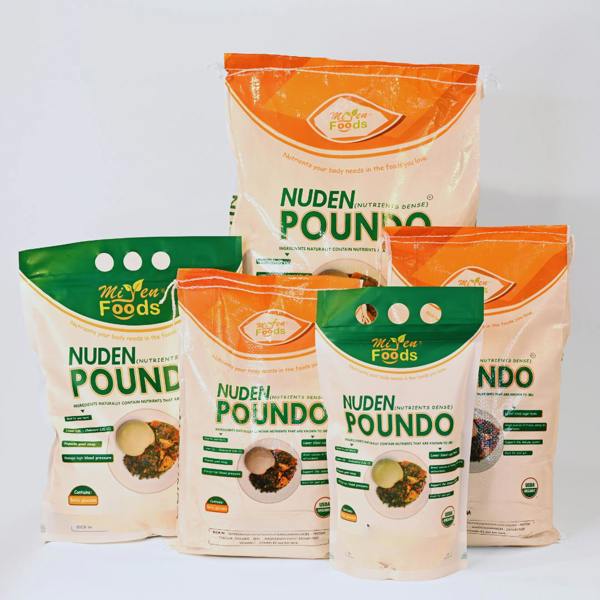 smartbies Nuden Poundo 100% Organic Plant Based Poundo/Swallow/Fufu For Healthy Living