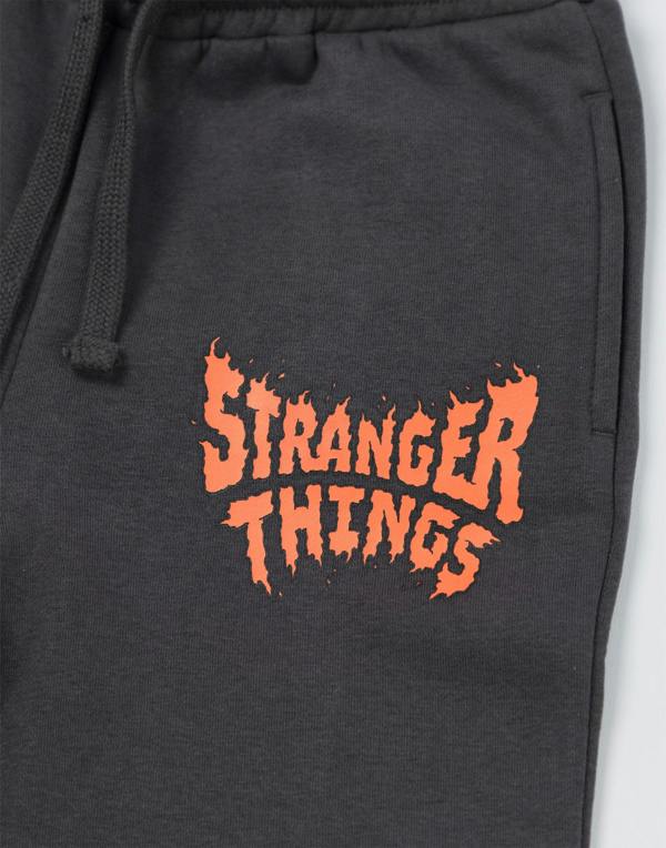 Stranger Things Unisex Kids Grey Logo Sweatshirt and Joggers Set