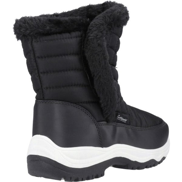 Cotswold Butterrow Textile Women's Black Winter Mid Calf Boots
