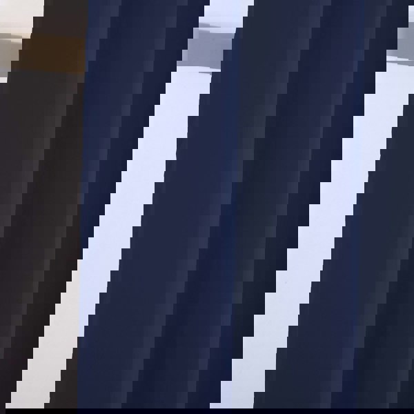 Midnight Blackout Curtains - Navy Blue Thermal Eyelet - 46 x 63 Drop - 2 Panel Image 8