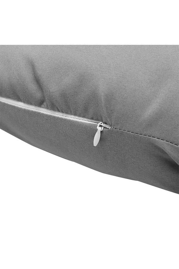 Living and Home Outdoor T-Shaped Egg Chair Cushion Hanging Swing Chair Pad,Light Grey