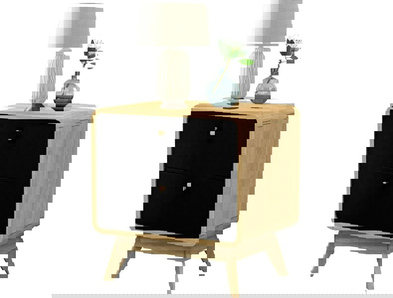 Dorel Home Cassie Nights with 2DR OakBlack