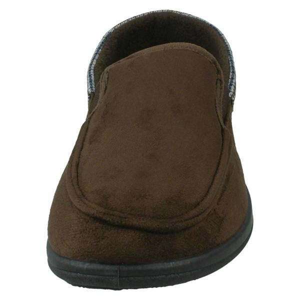 Padders Mens Padders Slip On Memory Foam Slippers Stan