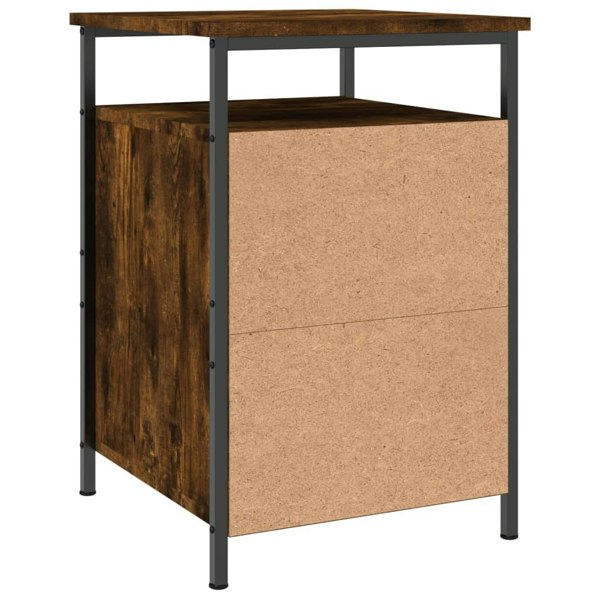Berkfield Bedside Cabinet Smoked Oak 40x42x60 cm Engineered Wood