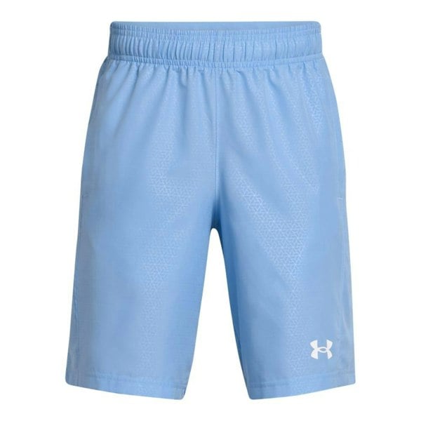 Under Armour Childrens/Kids HalfBack Woven Embossed Shorts - Blue