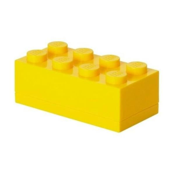 LEGO Mini Box 8 Storage Brick Yellow