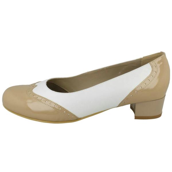 Da Bella Ladies Da Bella Slip On Block Heel Court Shoes - Jules