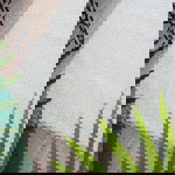 Shaggy Rug Plain White high quality, non-shedding