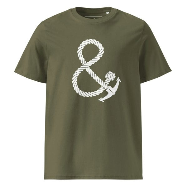 Oversized Ampersand Signature Organic Cotton T-Shirt