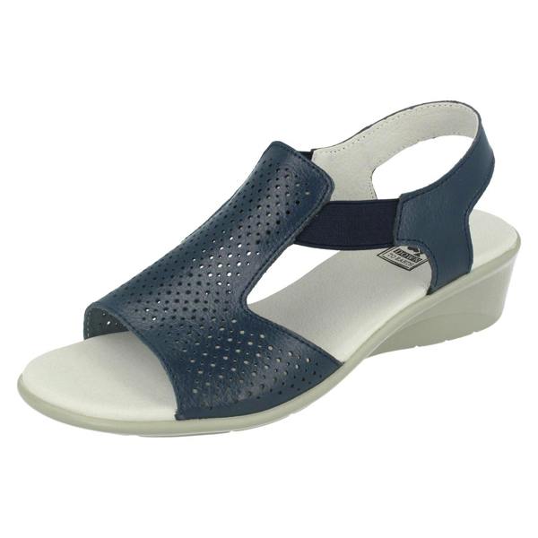 Down to Earth Ladies Down To Earth Casual Wedge Sandals F10879