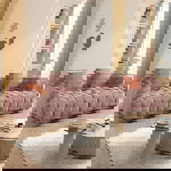 Arabella Module Sofa, Two Seater Sofa, Three Seater Sofa, Four Seater, Corduroy Fabric-Weilai Concept-Weilai Concept