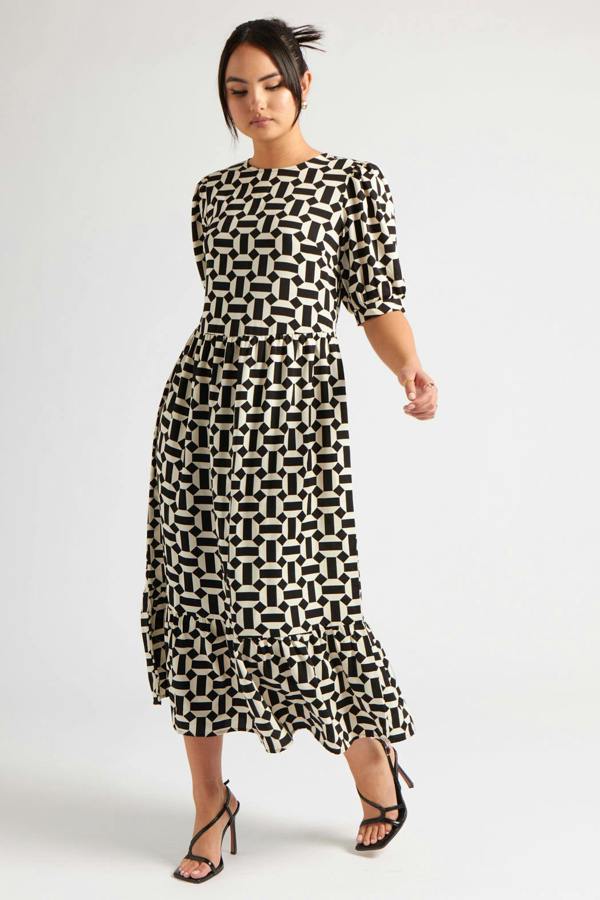 Urban Bliss Geometric Smock Dress