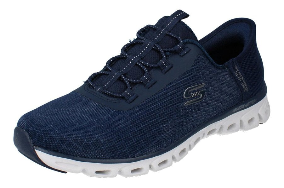 Skechers Hands Free Slip-Ins Glide Step - Prism Womens Trainers 104576 Shoes  NVY