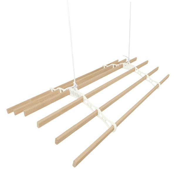 Monstershop Clothing Airer Ceiling Pulley - Ivory - 2.4m