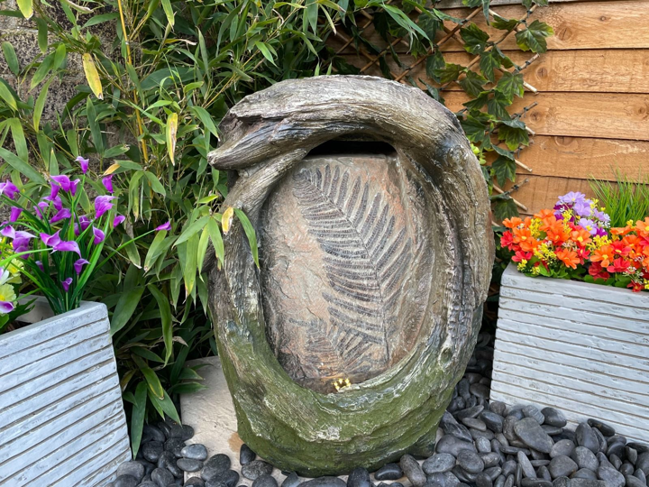 Tranquillity Water Features Fossil Leaf Mains Water Feature