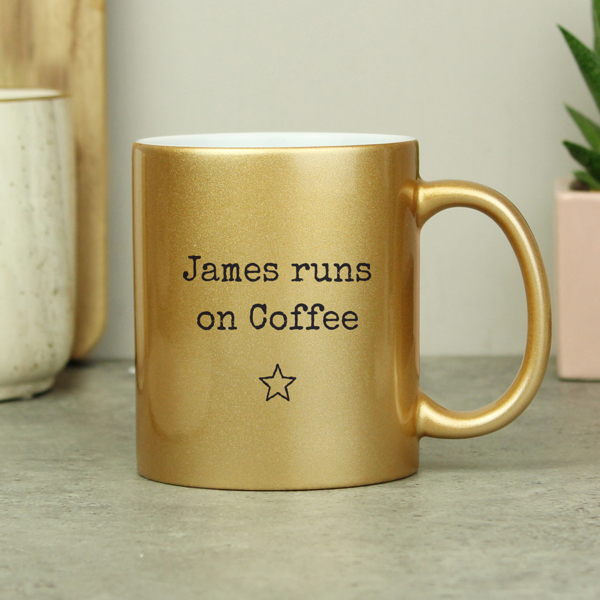 Personalised Memento Company Personalised Gold Mug
