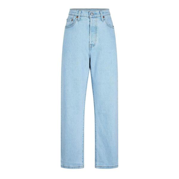 Levis Womens/Ladies 501 Straight Leg Ankle Grazer Jeans - Samba T3 Blues - 
