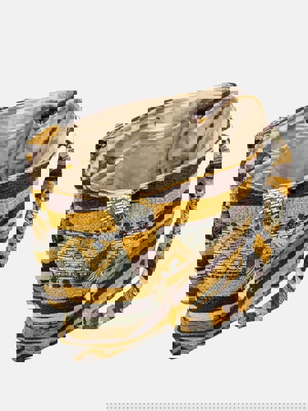 Berber Leather The Nador Large Expandable Fabric Tote in Yellow