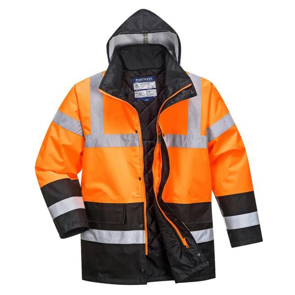 Hi-Vis Contrast Winter Traffic Jacket Portwest