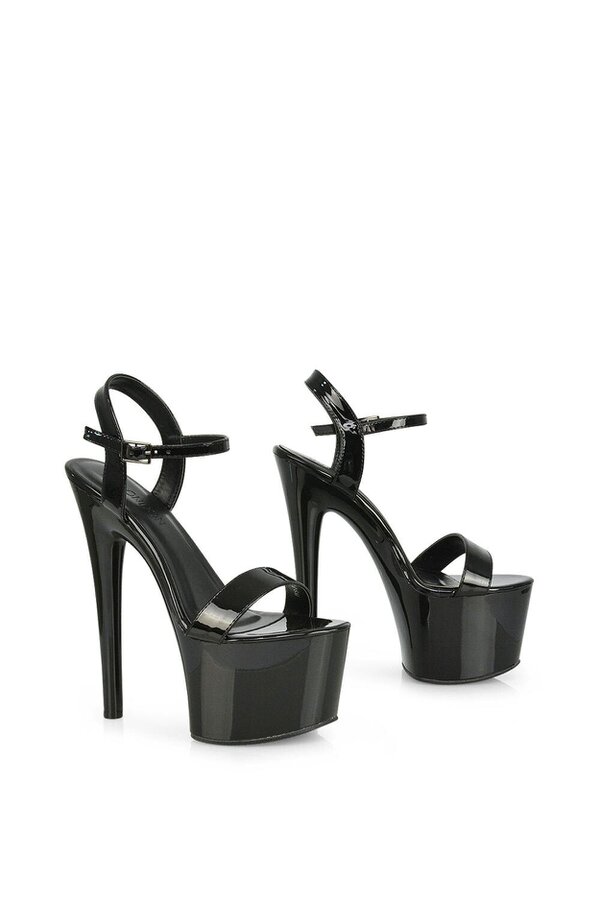 XY LONDON Statement Strappy Sky High Stiletto Platform Heels
