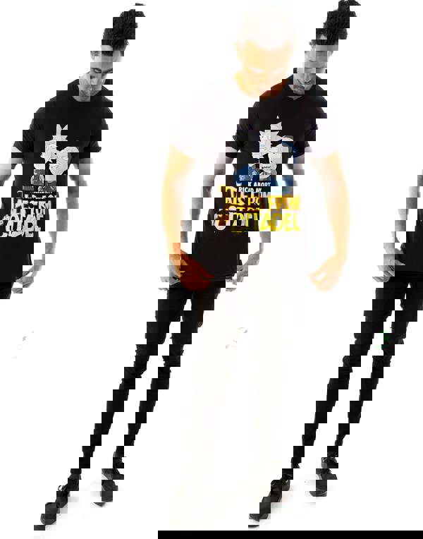 Rick And Morty Mens Black Short Sleeved T-Shirt