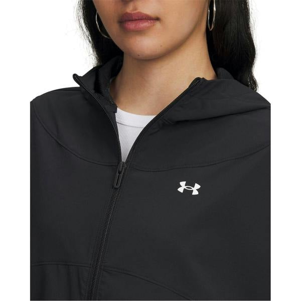 Under Armour Womens/Ladies Rival Woven Track Jacket - Black - 