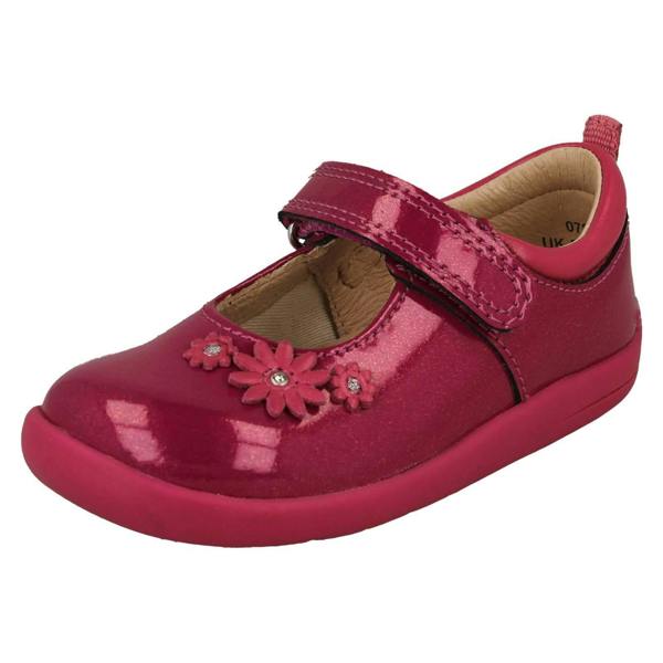Start-rite Girls Startrite Flower Detailed Shoes - Fairy Tale