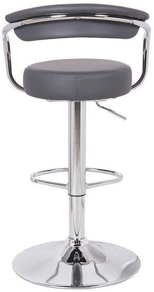 Lamboro Zenith Kitchen Bar Stool, Single, Height Adjustable Gas Lift, Comfortable Padded Seat, Breakfast & Home Bar Stool, Charcoal Grey