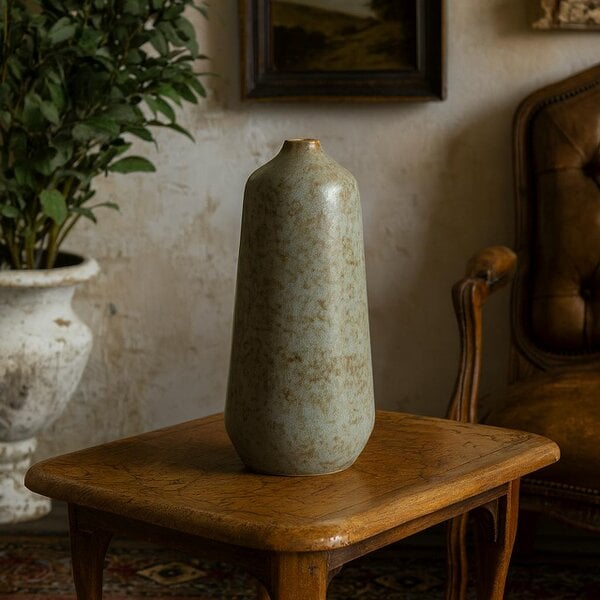 Wyld Haus Kala Rustic Ceramic Bottle Vase
