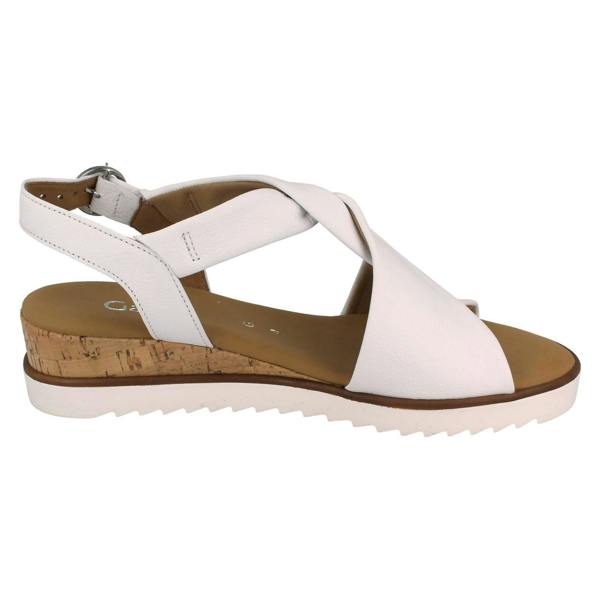 Gabor Ladies Gabor Wedge Open Toe Sandals With Buckle Fastening 62.751