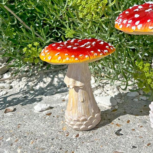 Farmwood Garden Mushroom / Toadstool Ornament 12cm