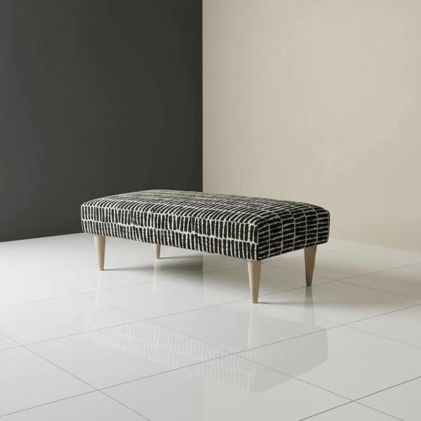 Handmade Intricate Stitched Ottoman Seating – Premium Storage Bench & Coffee Table - ISTOOLS