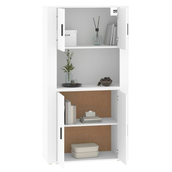 Berkfield Highboard White Engineered Wood