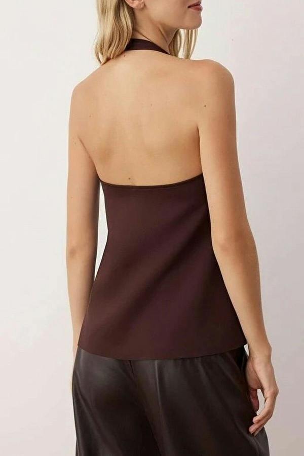 WOVCOR Accessory Detailed Gathered Party Blouse