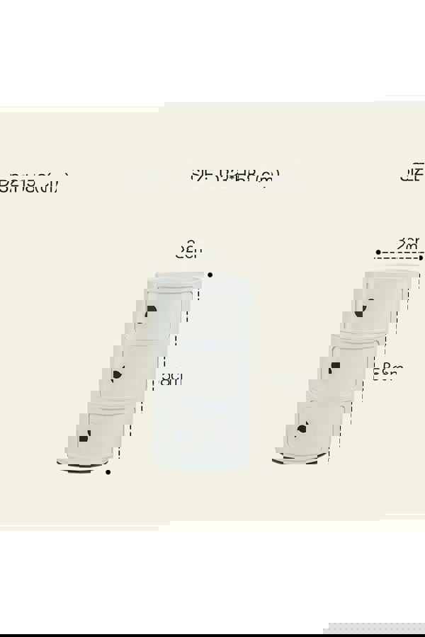 Living and Home 3-Tiered Plastic Storage Drawer Unit
