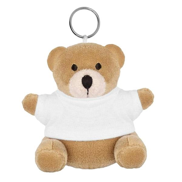 MidOcean Teddy Bear Keyring - White - 