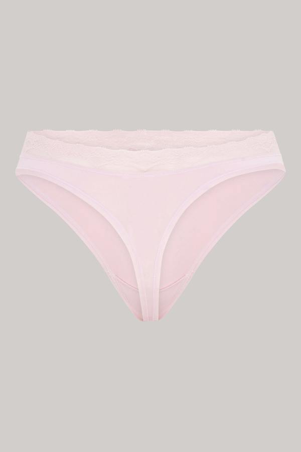ELLE Multi Pack (5) Lace Waist Thongs