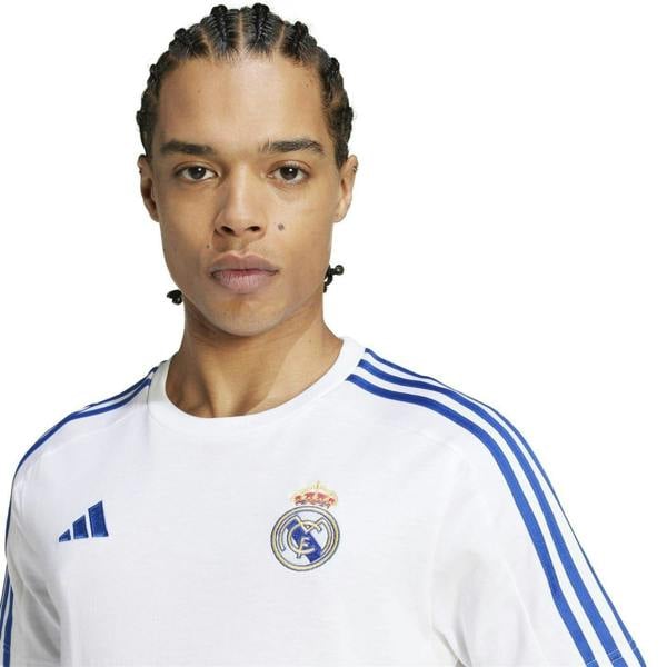 Adidas Mens DNA Real Madrid CF T-Shirt - White - 