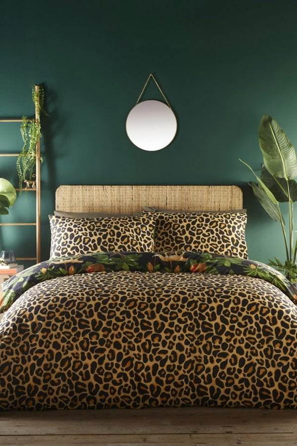 Portfolio Home Jungle Cats Duvet Cover Set