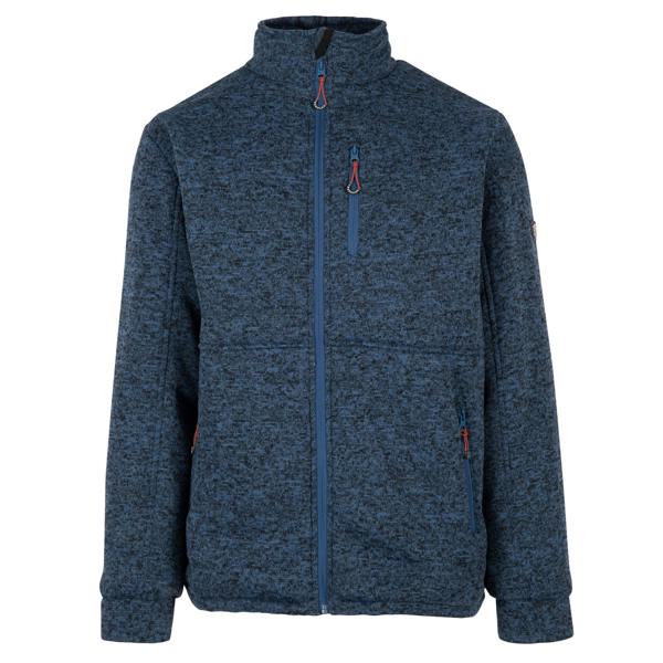 Trespass Mens Ampney Marl Fleece Jacket - Smokey Blue - 